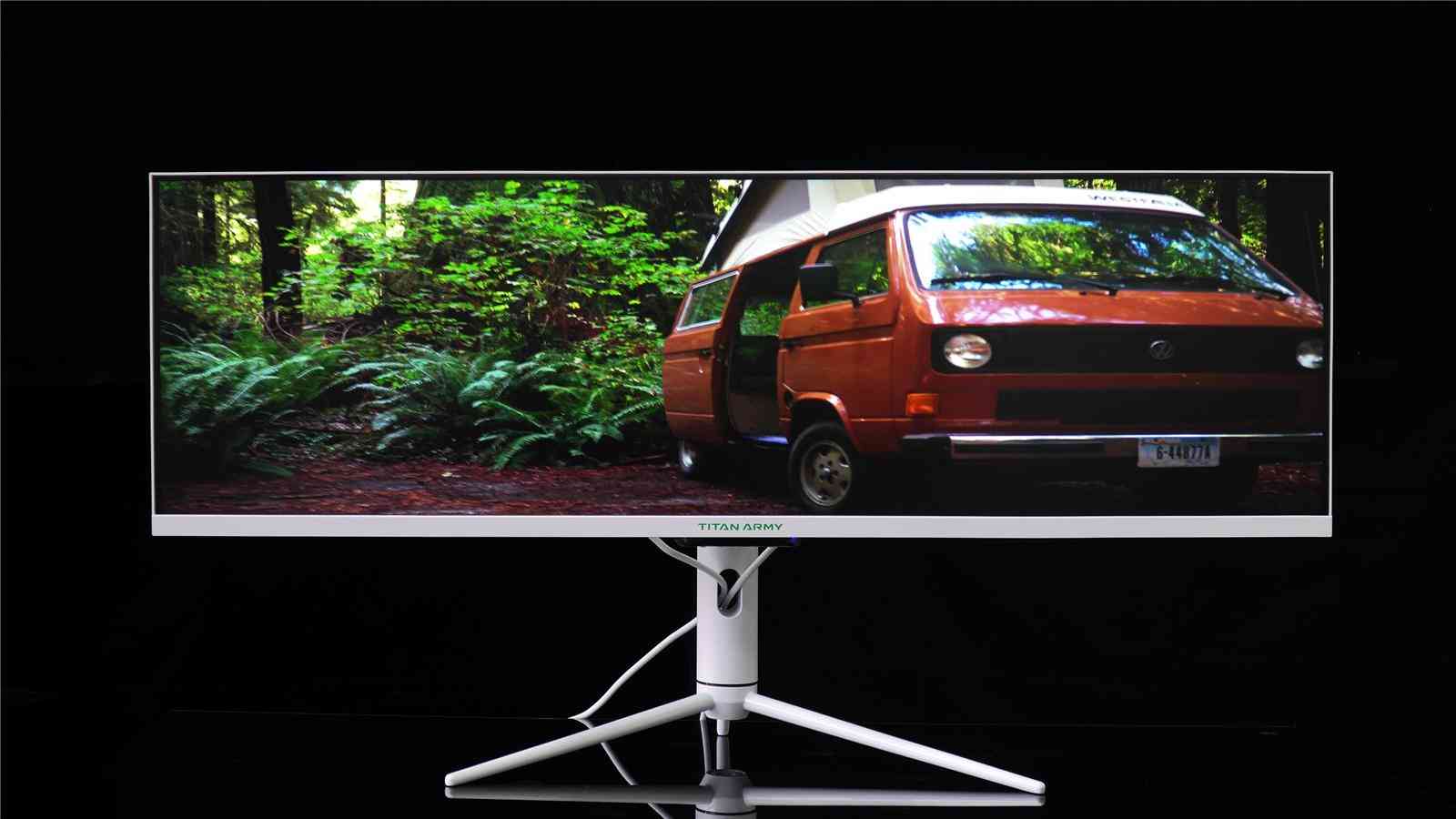 泰坦军团显示器怎么样 一米多长的显示器你见过吗？438英寸泰坦军团显示器P43UG评测